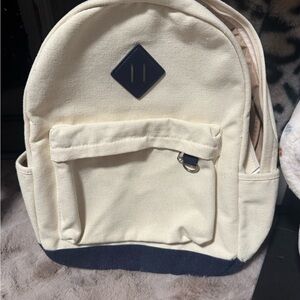 Wild Fable Cream and Black Backpack
